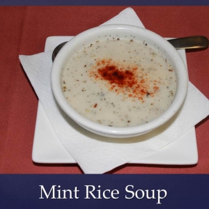 Rice Mint Soup